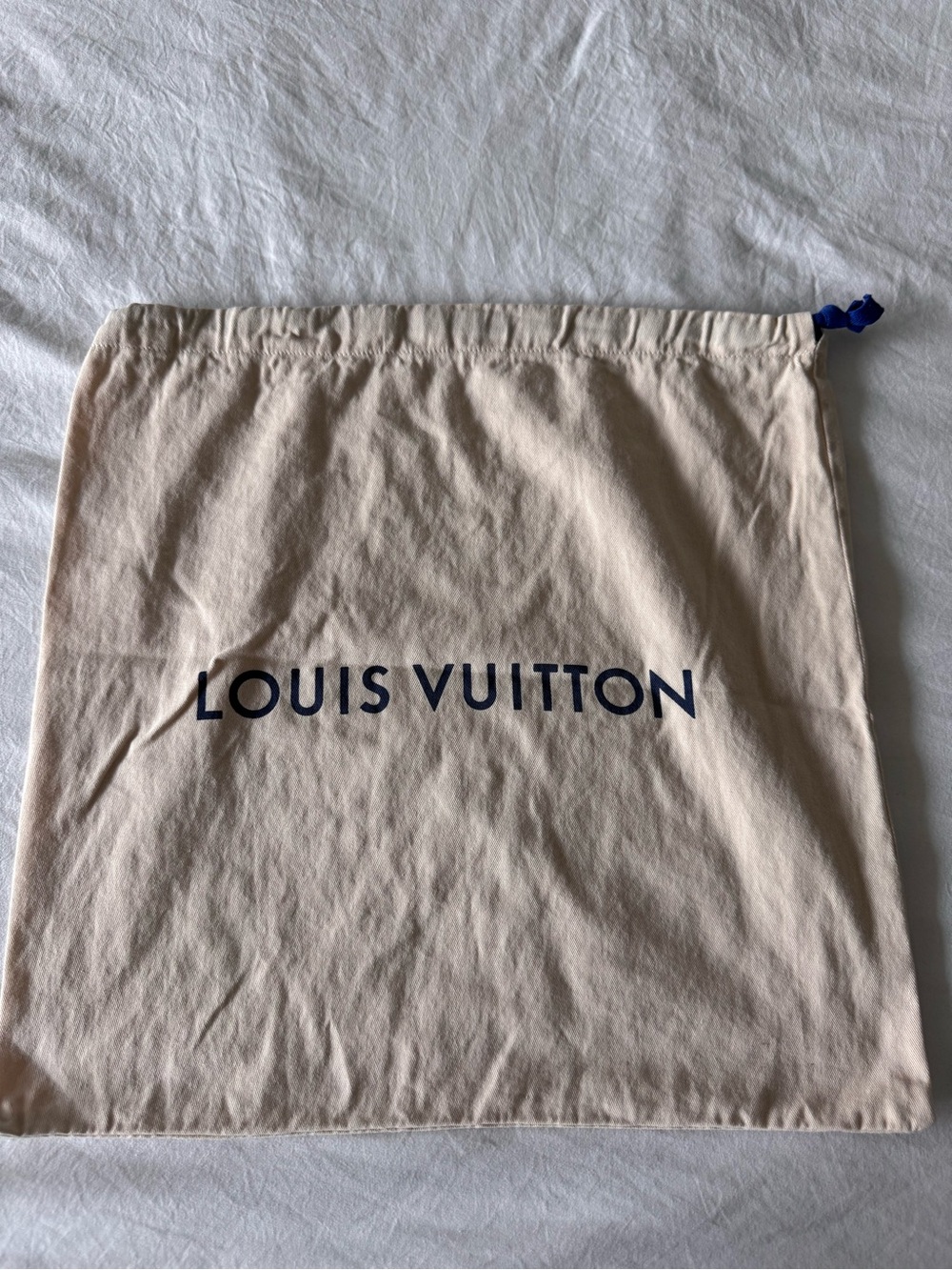 Louis Vuitton drawstring dust bag